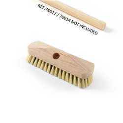 Ankerborstel 23cm - ongevernist hout - 7 rijen met 75% tampico