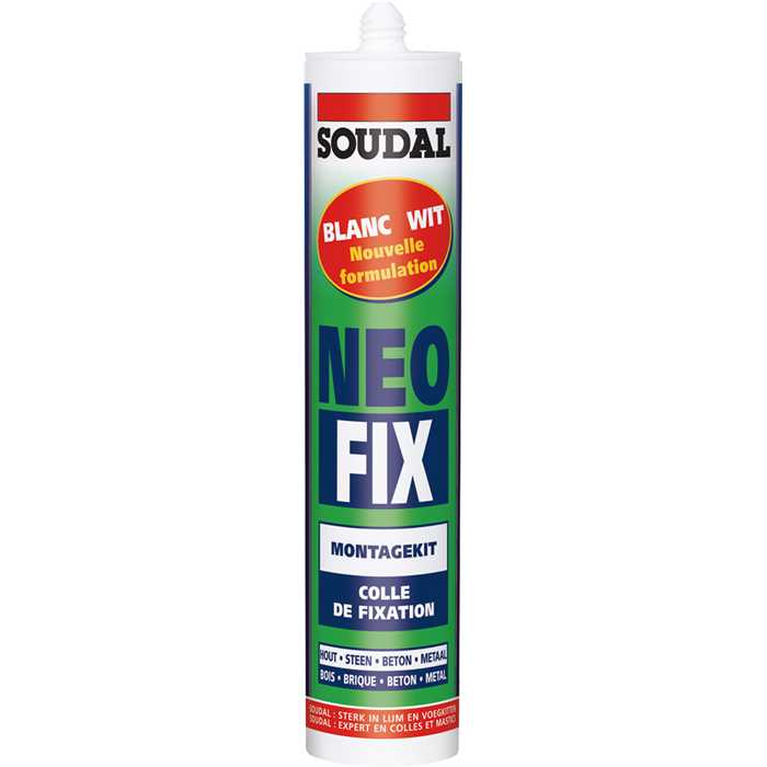 Cartouche colle néoprène NEOFIX Soudal - 310ml Cartouche colle néoprène NEOFIX Soudal - 310ml