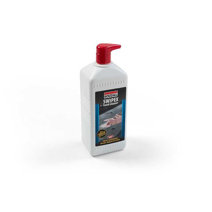 Nettoyant mains SWIPEX Soudal - 1L Nettoyant mains SWIPEX Soudal - 1L