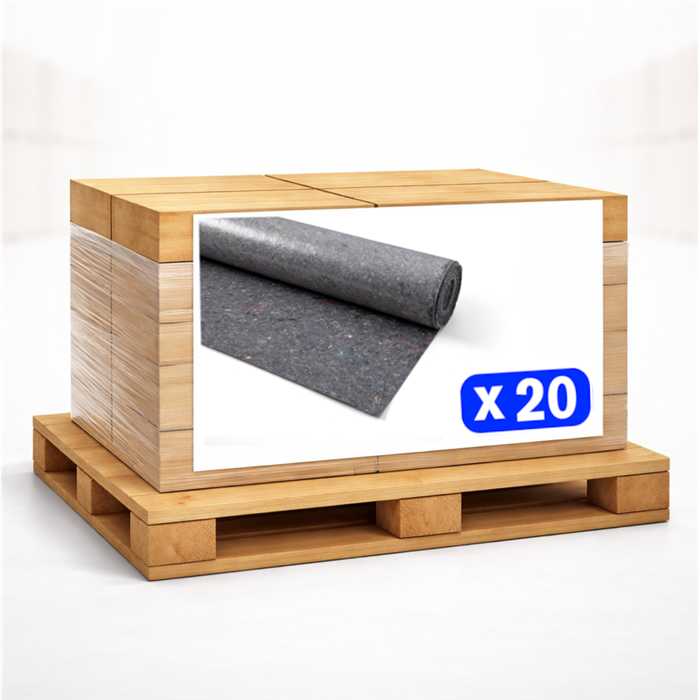 Pallet absorberend afdekvlies - 1m x 25m - 220 gr/m2 Pallet absorberend afdekvlies - 1m x 25m - 220 gr/m2
