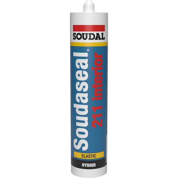 Soudaseal 211 interior RAL9010 - overschilderbaar en krimpvrij - 290 ml Soudaseal 211 interior RAL9010 - overschilderbaar en krimpvrij - 290 ml