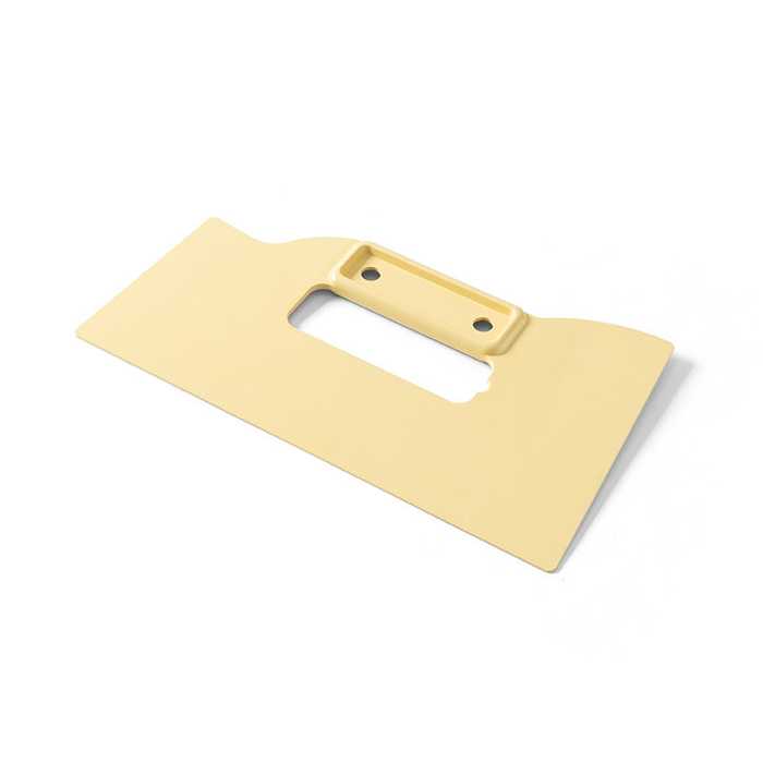 Spatule à maroufler plastique - ivoire - 13cm x 26cm Spatule à maroufler plastique - ivoire - 13cm x 26cm