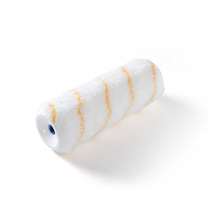 Vervangrol ANTISPAT - polyamide gele streep- vezel 13mm - clips 8mm Vervangrol ANTISPAT - polyamide gele streep- vezel 13mm - clips 8mm