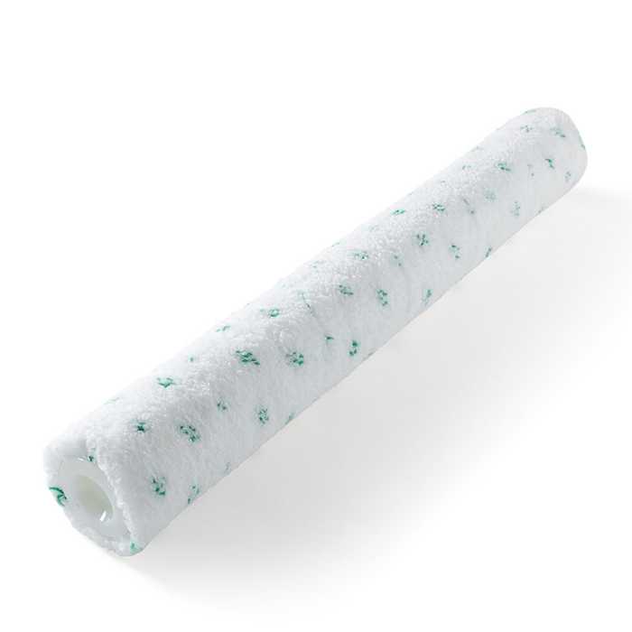 Vervangrol microvezel groene stippen 50cm - vezel 14mm - beugel marine Vervangrol microvezel groene stippen 50cm - vezel 14mm - beugel marine
