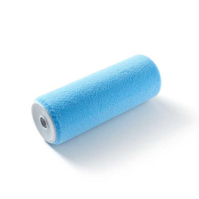 Vervangrol voor lakken blauwe TEFLON 18 cm - vezel 6mm - clips 8mm Vervangrol voor lakken blauwe TEFLON 18 cm - vezel 6mm - clips 8mm