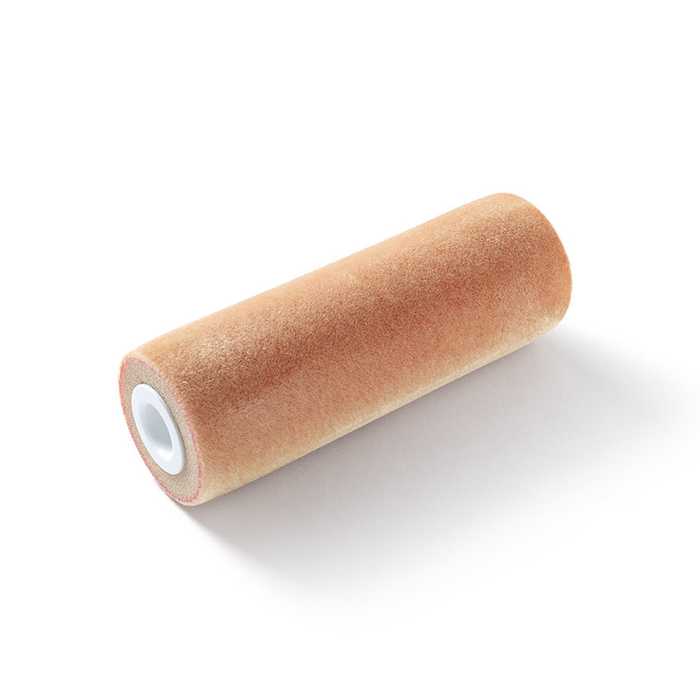 Vervangrol voor lakken oranje 18cm gevlokt schuim - 2 rechte zijden - diameter 60mm - clips 8mm Vervangrol voor lakken oranje 18cm gevlokt schuim - 2 rechte zijden - diameter 60mm - clips 8mm